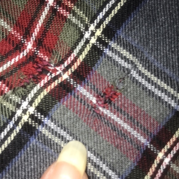 L.L. BEAN Traditional Fit button down plaid 100% cotton with chest pocket size L - Picture 8 of 12